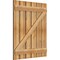 Ekena Millwork Spaced Board-n-Batten Shutters w/Z-Bar, Rough Sawn Western Red Cedar, 34 3/4W x 41H, PR RBS06Z35X041RWR - alternate 3